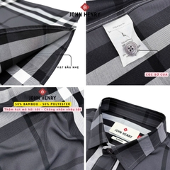 Áo Sơ Mi Nam Tay Ngắn John Henry Caro WS25FH90T-SDBB