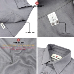 Áo sơ mi nam dài tay John Henry Form Vừa WS25FH84C-LCRG