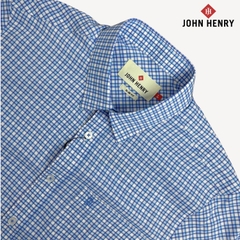 Áo Sơ Mi Nam Tay Ngắn John Henry Caro WS25SS01C-SDBB