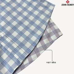 Áo Sơ Mi Nam Tay Ngắn John Henry Caro WS25SS51T-SDBB