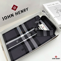 Áo Sơ Mi Nam Tay Ngắn John Henry Caro WS25FH90T-SDBB