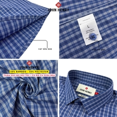 Áo Sơ Mi Nam Tay Ngắn John Henry Caro WS25FH91T-SDBB