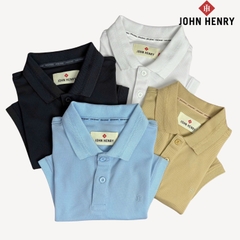 Áo Polo Nam John Henry Tay ngắn chuẩn form sang trọng - KS24ES04T-SCCA