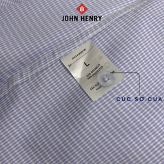 Áo Sơ Mi Nam Tay Ngắn John Henry, họa tiết WS25SS45T-SDBB