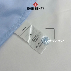 Áo Sơ Mi Nam Tay Ngắn John Henry, lịch lãm, thời thượng- WS24ES60C-SDBB