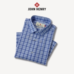 Áo Sơ Mi Nam Ngắn Tay John Henry Form Ôm WS25SS55C-SD