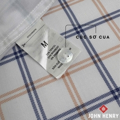 Áo Sơ Mi Nam Ngắn Tay John Henry Caro WS25SS03P-SDBB