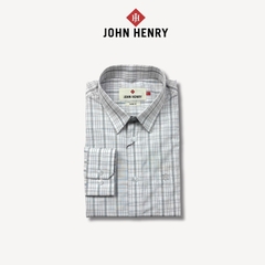 Áo Sơ Mi Nam Tay Ngắn John Henry Caro WS25SS40C-LDBB