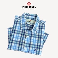 Áo Sơ Mi Nam Ngắn Tay John Henry Caro WS25SS04T-SC