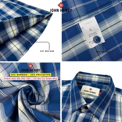 Áo Sơ Mi Nam Tay Ngắn John Henry Caro WS25FH95C-SCBB