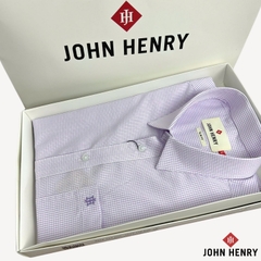 Áo Sơ Mi Nam Tay Ngắn John Henry họa tiết Caro WS25SS36T-SDBB