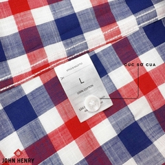 Áo Sơ Mi Nam Ngắn Tay John Henry Form Ôm WS25SS53P-SC
