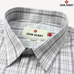 Áo Sơ Mi Nam Tay Ngắn John Henry Caro WS25SS40C-LDBB