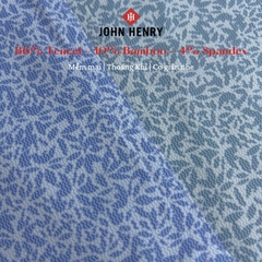 Áo Sơ Mi Ngắn Tay John Henry Form Ôm WS25SS19C-SDBB