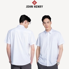 Áo Sơ Mi Nam Tay Ngắn John Henry lịch lãm, thời thượng WS24ES60C-SDBB