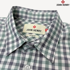 Áo Sơ Mi Nam Tay Ngắn John Henry Caro WS25SS39C-SCBB