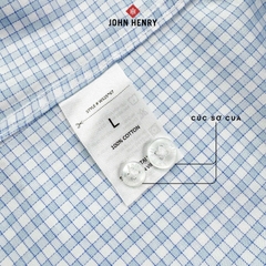 Áo Sơ Mi Nam Tay Ngắn John Henry Caro WS25FH67C-LD