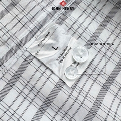 Áo Sơ Mi Nam Tay Ngắn John Henry Caro WS25SS40C-LDBB