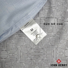Áo Sơ Mi Nam Tay Ngắn John Henry họa tiết WS25SS26C-SDBB