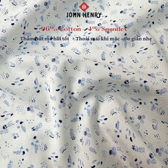 Áo Sơ Mi Nam Ngắn Tay John Henry Form Ôm WS25SS54P-SC
