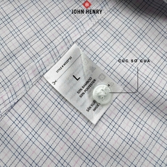 Áo Sơ Mi Nam Tay Ngắn John Henry Caro WS25SS32P-SDBB