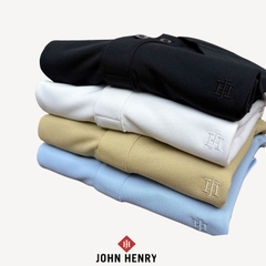 Áo Polo Nam John Henry Tay ngắn chuẩn form thanh lịch - KS24ES04T-SCCA