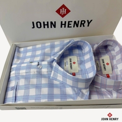 Áo Sơ Mi Nam Tay Ngắn John Henry Caro WS25SS51T-SDBB