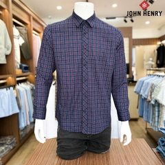 Áo Sơ Mi Nam Tay Ngắn John Henry Caro WS25SS31P-LCBB