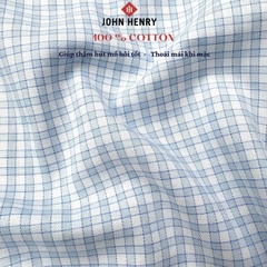 Áo Sơ Mi Nam Tay Ngắn John Henry Caro WS25FH67C-LD