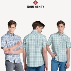 Áo Sơ Mi Nam Ngắn Tay John Henry Caro WS25SS08P-SC