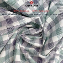 Áo Sơ Mi Nam Tay Ngắn John Henry Caro WS25SS39C-SCBB