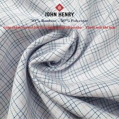Áo Sơ Mi Nam Tay Ngắn John Henry Caro WS25SS32P-SDBB