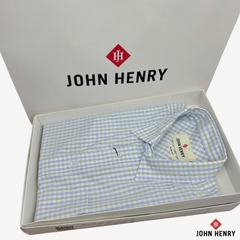 Áo Sơ Mi Nam Tay Ngắn John Henry Caro WS25SS38C-SCBB