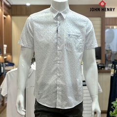 Áo Sơ Mi Nam Ngắn Tay John Henry Form Ôm WS25SS54P-SC