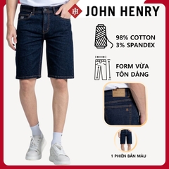 Quần Short jean Nam John Henry độ dài trên gối SP26SS02C-JN