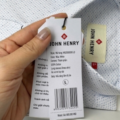 Áo Sơ Mi Nam Tay Dài Form Ôm Họa Tiết WS25SS59C-LD
