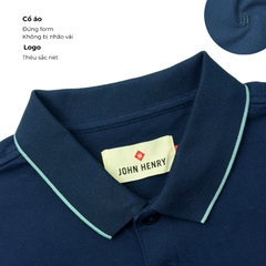 Áo Polo Nam Ngắn Tay John Henry  Form Vừa KS26SS20M-SCSR