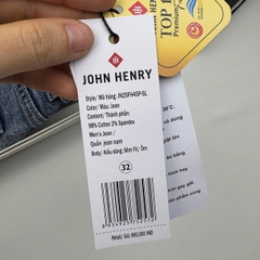 Quần Jeans Nam Form Ôm JN25FH45P-SL