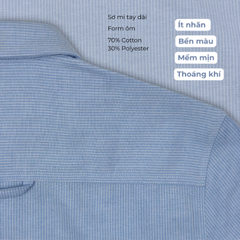 Áo Sơ Mi Tay Dài Form Ôm WS26SS29P-LC