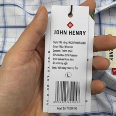 Áo Sơ Mi Nam Tay Ngắn John Henry Caro WS25FH80T-SDBB