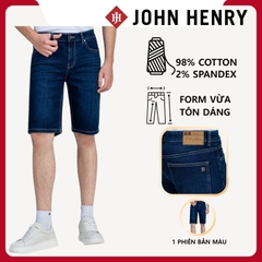 Quần Short jean Nam John Henry độ dài trên gối SP25FH30T-JN