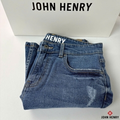 Quần Short Jean Nam John Henry Trẻ Trung Năng Động SP25SS17C-AKJN