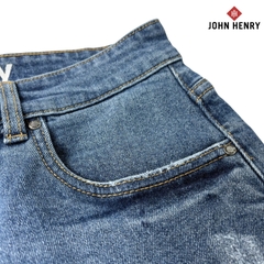 Quần Short Jean Nam John Henry Trẻ Trung Năng Động SP25SS17C-AKJN