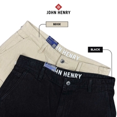 Quần Short Khaki Túi Hộp Nam John Henry  SP25SS03P-AKJN