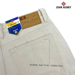 Quần Short Khaki Túi Hộp Nam John Henry  SP25SS03P-AKJN