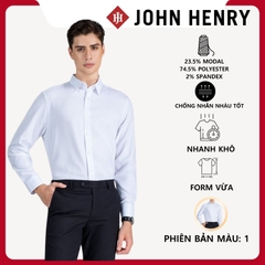 Áo Sơ Mi Nam Tay Dài Form Ôm WS25FH77P-LD