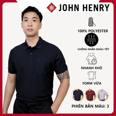 ÁO POLO NAM TAY NGẮN CHUẨN FORM, CÓ TÚI KS26SS04C-CLWK