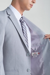 Áo Blazer Nam Tay Dài Form Ôm BZ25FH06C-SL