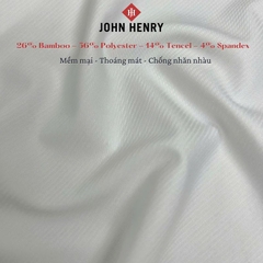 Áo Sơ Mi Nam Tay Ngắn John Henry lịch lãm WS25FH73P-SDBBEX