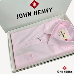 Áo Sơ Mi Nam Tay Ngắn John Henry Trơn Không Họa Tiết WS25FH71P-SDBBEX